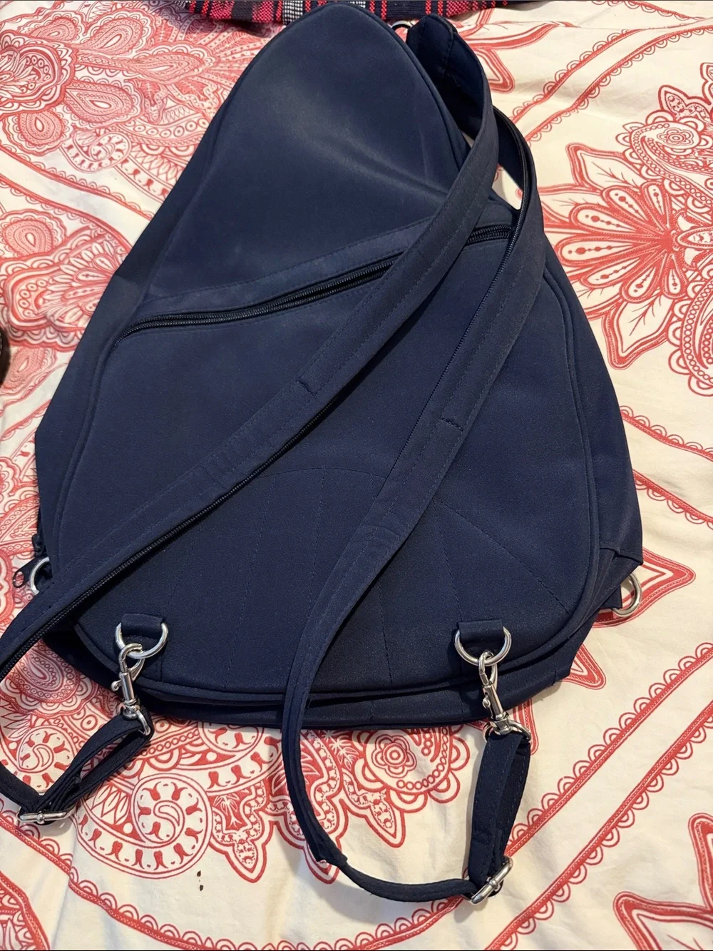 Norm Thompson Navy Sling Backpack